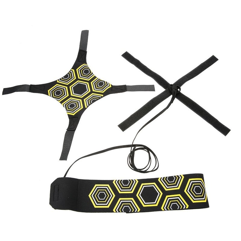 EastyGold Football Kick Trainer Soccer Training Aids Hands Free Throw Sole Practice Equipment with Adjustable Belt Elastic Rope Fits Ball 3, 4,and 5 - Image 3